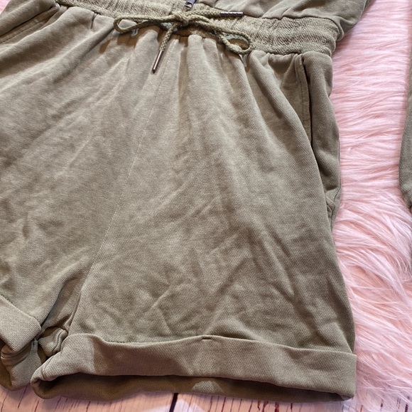 NWT L*Space Stay Cool Romper in Washed Army sz S - Picture 8 of 13